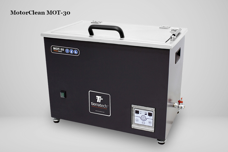 MotorClean MOT-30 Ultrasonic Cleaning by TierraTech